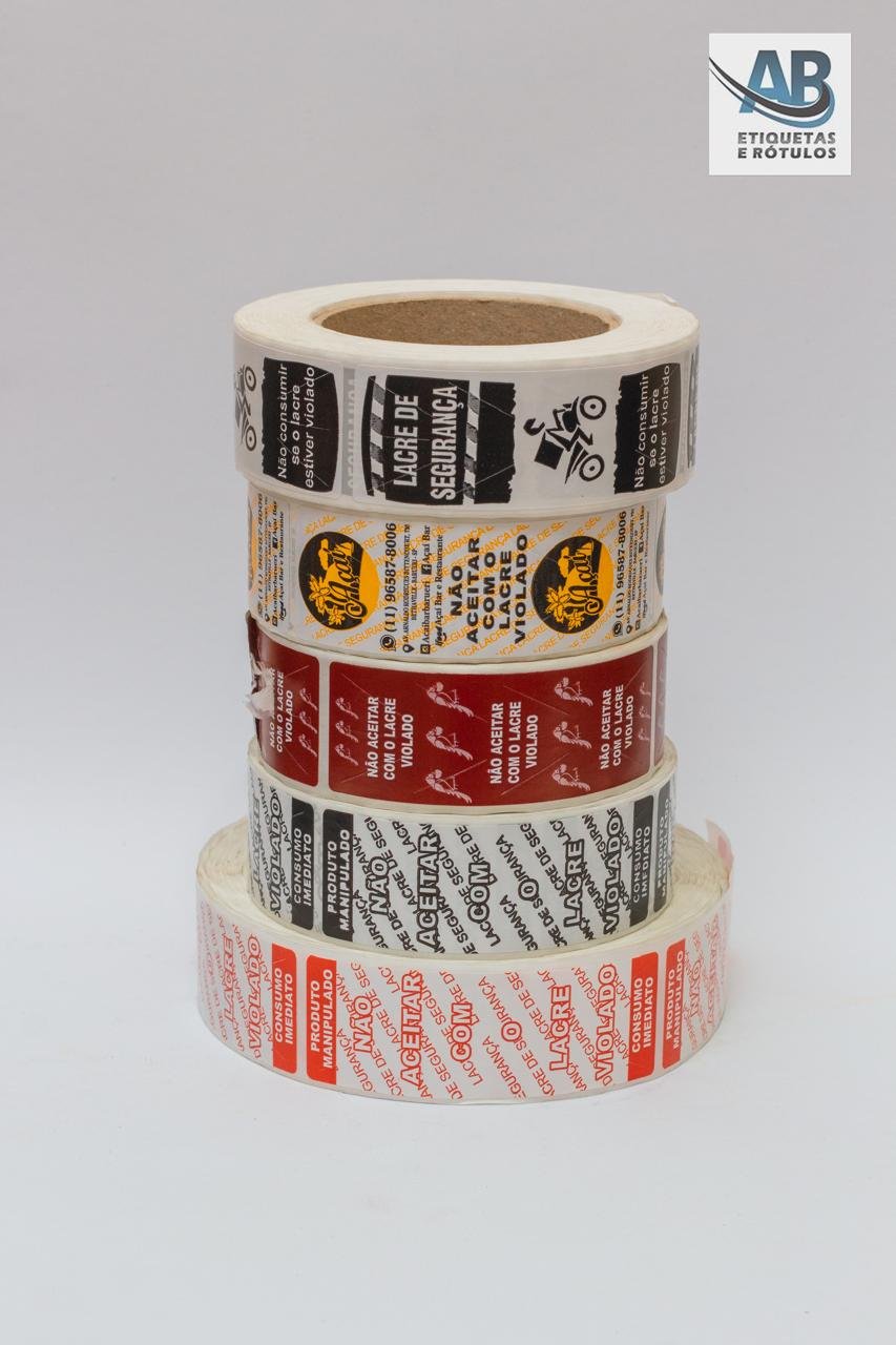 Lacre de segurança 100X35